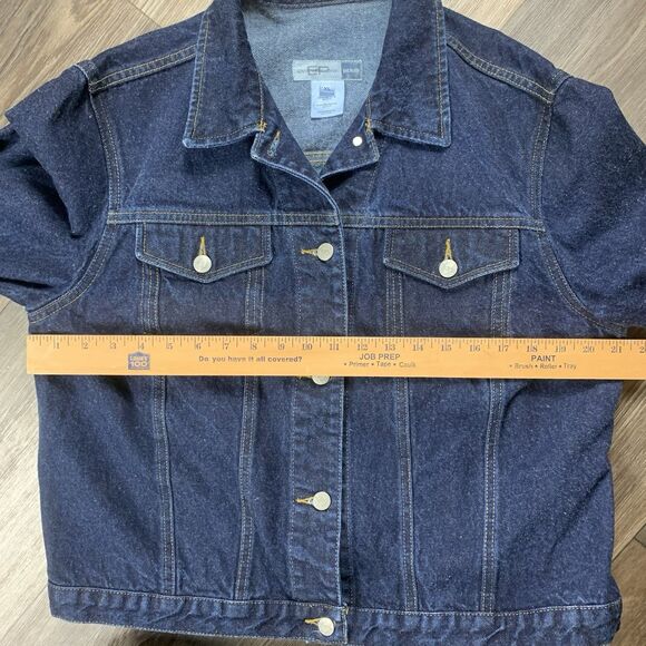 Evan Picone Vintage Women’s Denim Jacket Size XL - Picture 6 of 8